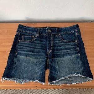 American Eagle Midi Jean Shorts